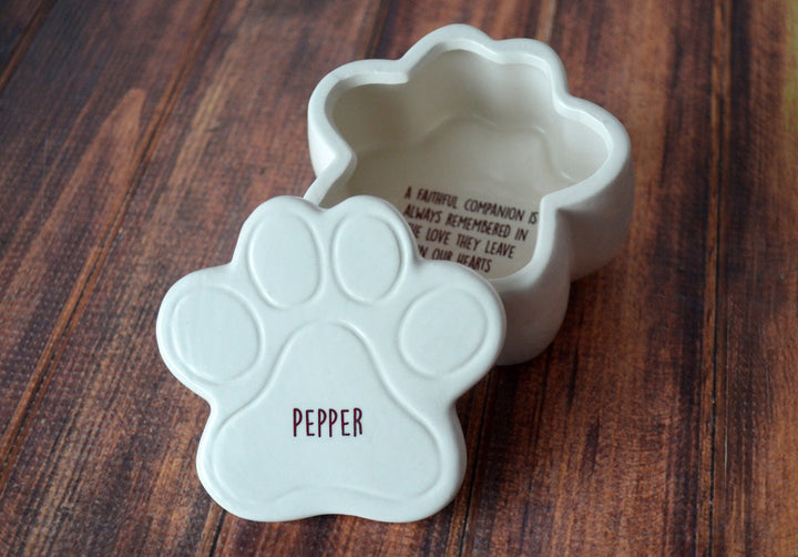 Dog Sympathy Gift, Pet Sympathy Gift, Pet Memorial Gift, Loss of Pet Gift, Personalized Keepsake Box with Name