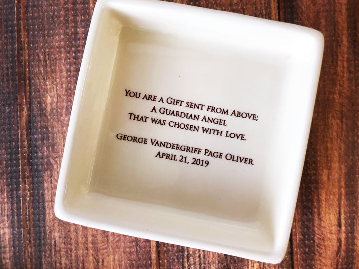 Godparent Gift for Baptism, Godparent Present, Godparent Gift Idea, Godmother Gift , Godmother Present, Godparent gift - Square Keepsake Box
