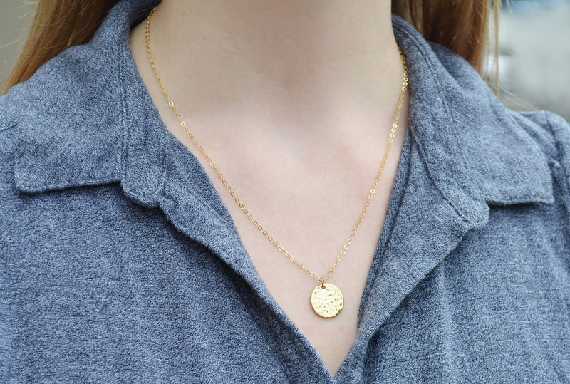 Gold Letter Pendant Necklace, Initial Necklace, Personalized Layering Necklace, Graduation Gift, Bridesmaid Gift, Friend Gift, Mom Gift