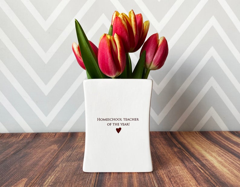 Homeschool Teacher of the Year Vase, Mother&