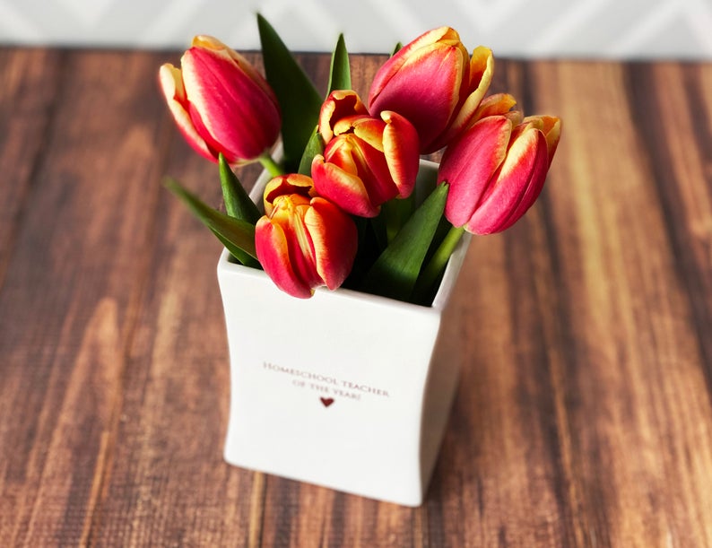 Homeschool Teacher of the Year Vase, Mother&