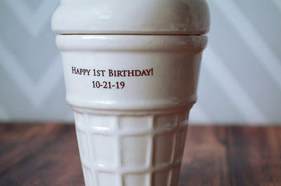Ice Cream Box - Baby Birthday Gift, Kid's Birthday Gift, Baby Gift, Child Gift, First Birthday Gift, 1st Birthday Gift - Personalized Gift