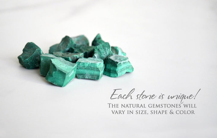 Malachite Necklace or Raw Malachite Choker, Malachite Stone Layering Necklace, Boho Necklace, Healing Crystal Necklace, Birthday Gift