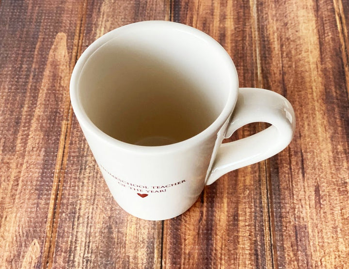 Mother's Day Gift, Homeschool Teacher of the Year Mug, Funny Gift for Mom - READY TO SHIP