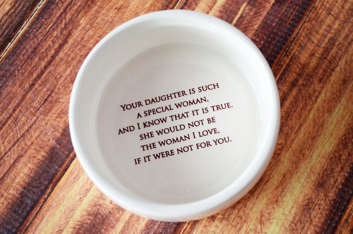 Unique Mother of the Bride Gift - Keepsake Box - Add Custom Text - Thank you for raising the woman of my dreams