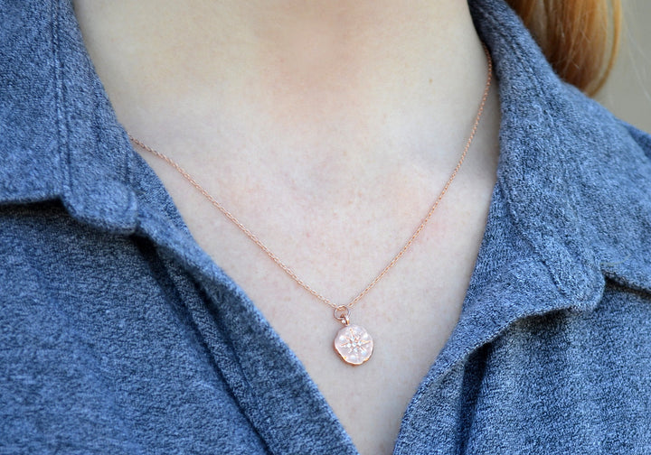 North Star Necklace, North Star Pendant, Starburst necklace, Goodbye Gift, New Job Gift, Moving Gift, Friend Gift, Gift for Her