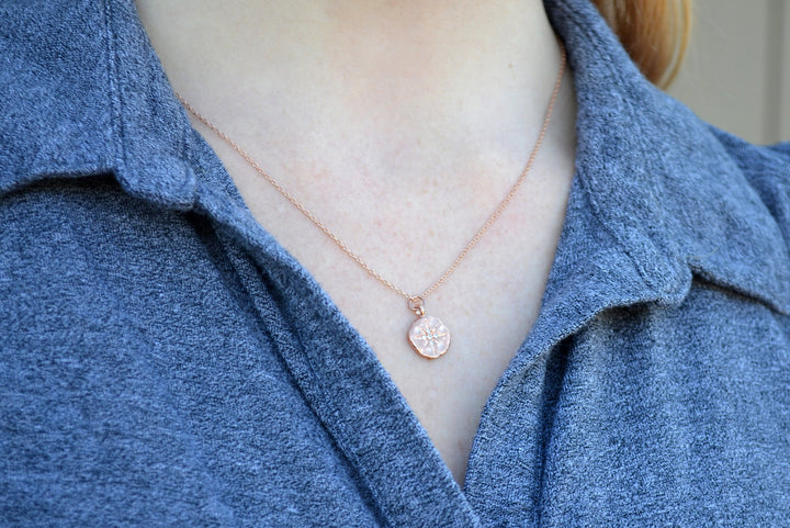North Star Necklace, North Star Pendant, Starburst necklace, Goodbye Gift, New Job Gift, Moving Gift, Friend Gift, Gift for Her
