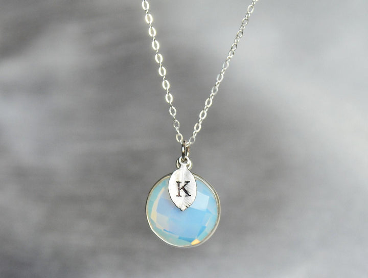 Opalite Earrings, October Birthstone Earrings, Mother's Day Gift,  Round Birthstone, Sterling Silver or 14K Gold Fill, Opal Jewelry, Bridesmaid Gift