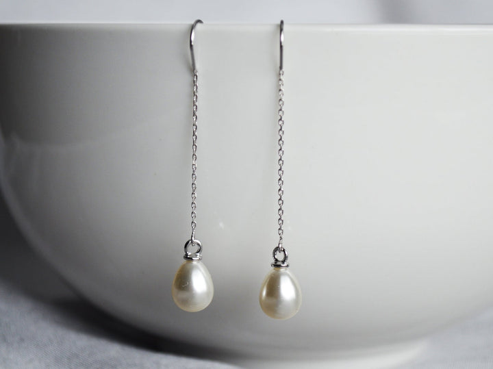Pearl Earrings, June Birthstone Gift, June Birthstone Earrings, Bridesmaid Earrings, Pearl Drop Earrings