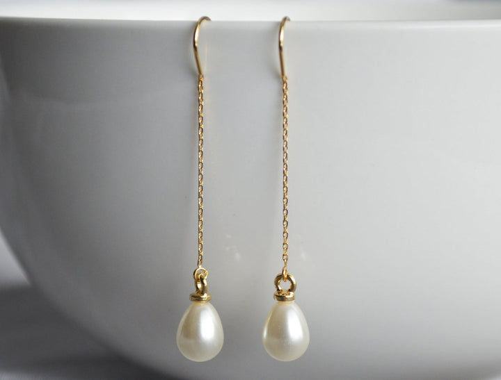 Pearl Earrings, June Birthstone Gift, June Birthstone Earrings, Bridesmaid Earrings, Pearl Drop Earrings