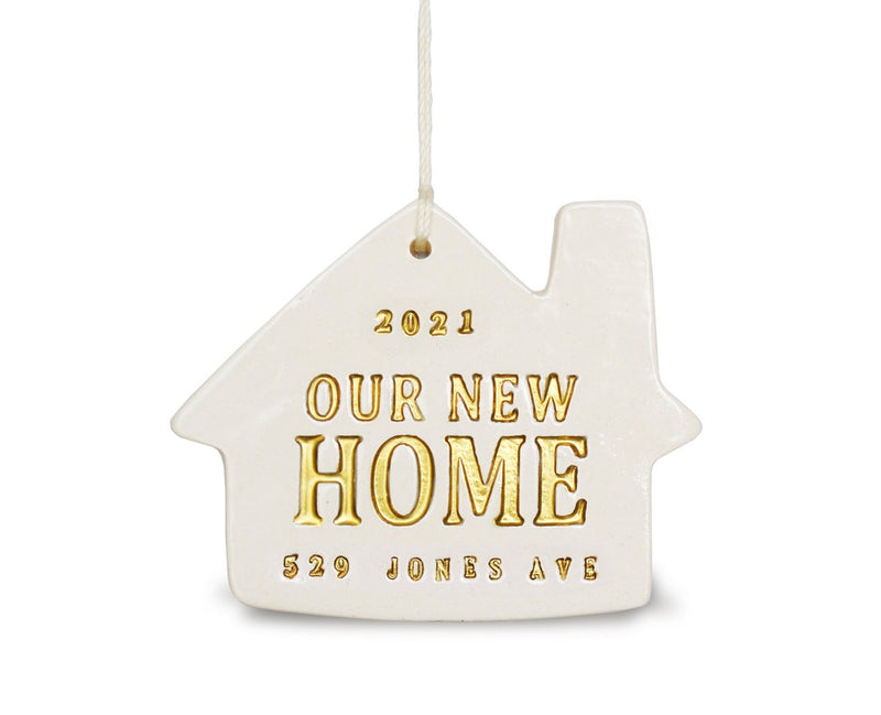 Personalized Christmas Ornament - Our New or Our First Home 2023