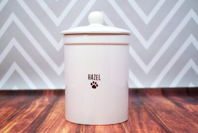 Personalized Dog Treat Jar, Dog Gift, Puppy Gift, Dog Lover Gift, Treat Jar with Name