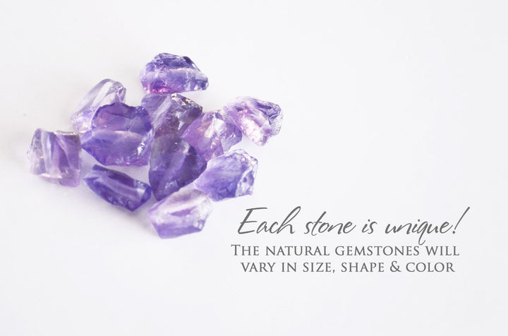 Pink Amethyst Necklace, Light Purple Amethyst choker, Amethyst Layering Necklace, Boho Necklace, Healing Crystal Necklace, Birthday Gift