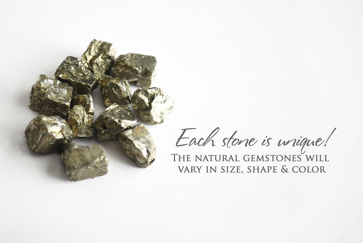 Pyrite Necklace, Raw Pyrite Choker, Natural Pyrite Layering Necklace, Boho Necklace, Healing Crystal Necklace, Birthday Gift