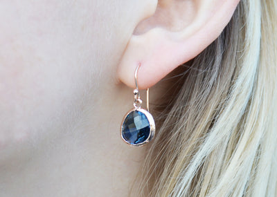 Sapphire earrings, September Birthstone Gift, September Birthstone earrings, September Jewelry Set