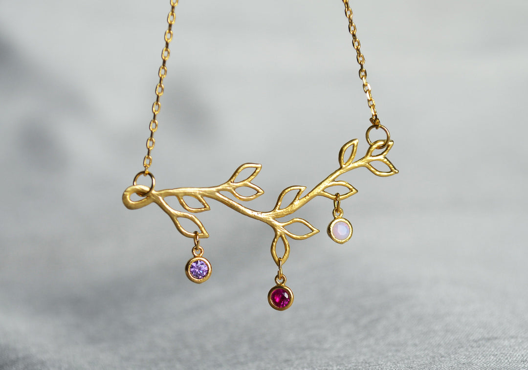 Family tree birthstone bracelet shop