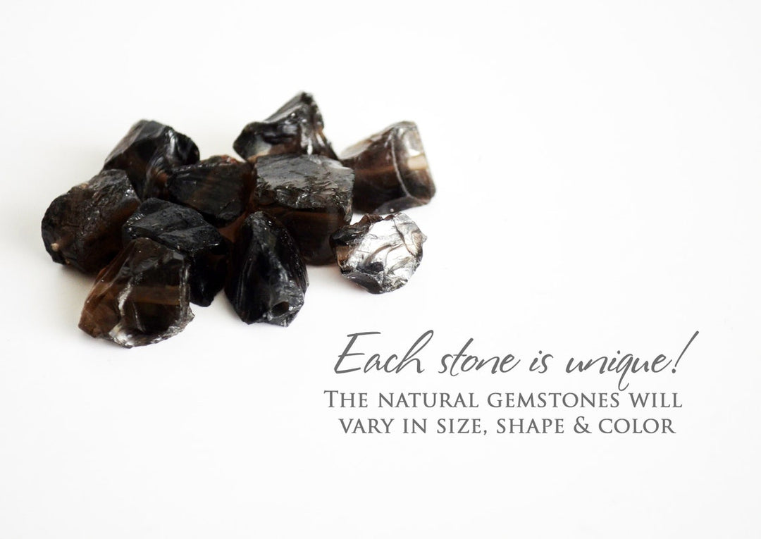Smokey Quartz Necklace, Raw Smokey Quartz choker, Natural Quartz Layering Necklace, Boho Necklace, Healing Crystal Necklace, Birthday Gift