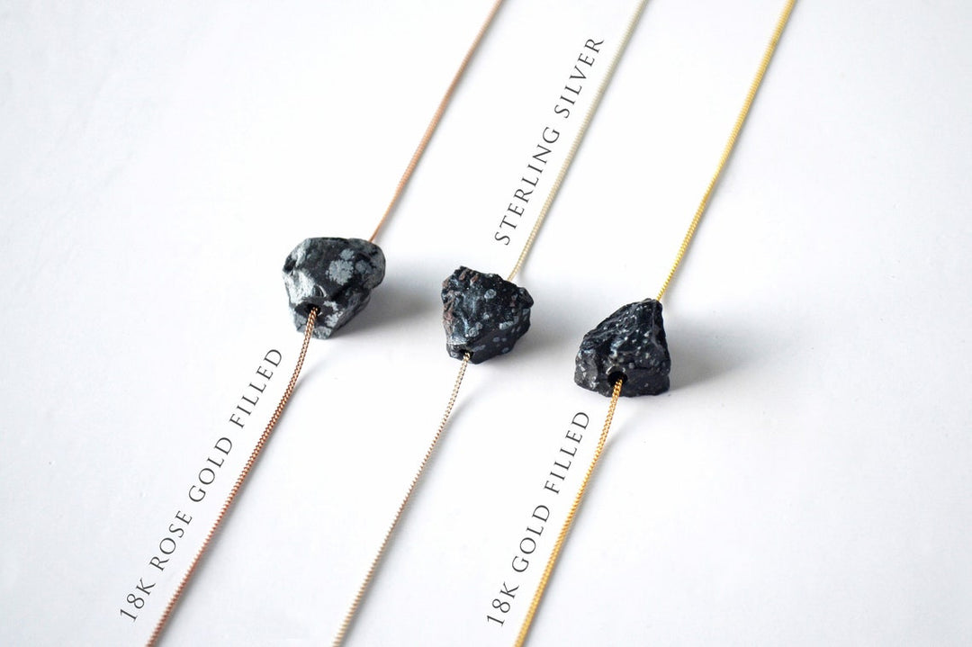 Snowflake Obsidian Necklace, Snowflake Obsidian choker, Obsidian Layering Necklace, Boho Necklace, Healing Crystal Necklace, Birthday Gift