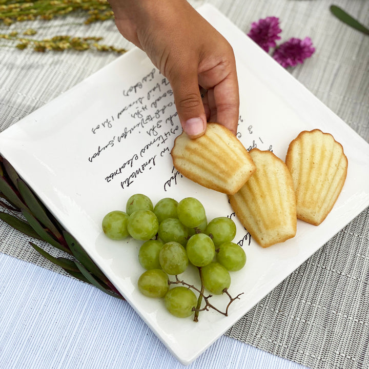 Personalized Plate with Family Recipe - 8.25"x8.25"