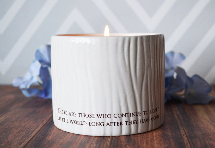 Sympathy Votive, Sympathy Vase, There are those who continue to light up the world long after they have gone