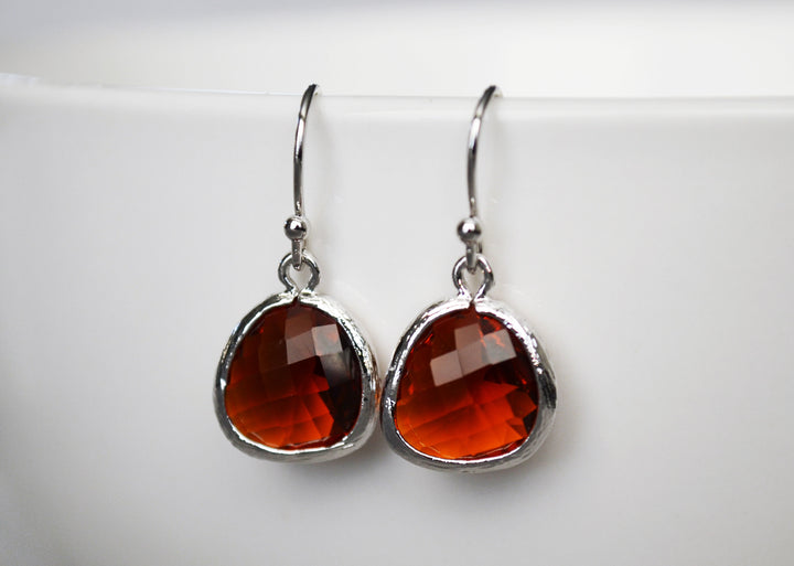 Topaz earrings, November Birthstone Gift, November Birthstone earrings, Topaz Jewelry Set