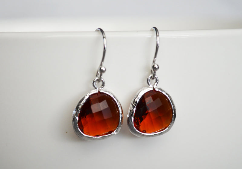 Topaz earrings, November Birthstone Gift, November Birthstone earrings, Topaz Jewelry Set