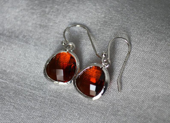 Topaz earrings, November Birthstone Gift, November Birthstone earrings, Topaz Jewelry Set