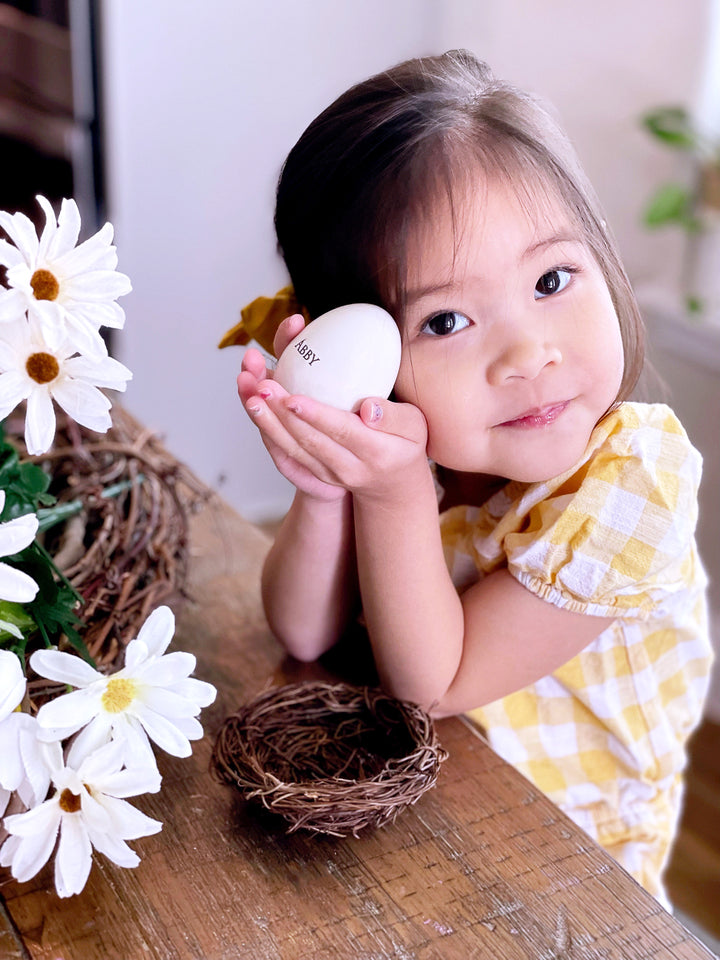 Ceramic Easter Egg with Name & Year