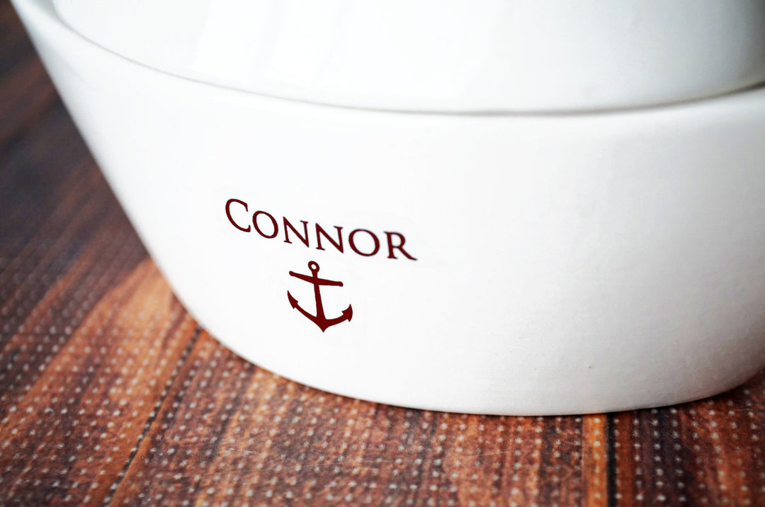 Sailboat Box - Baptism Gift, Baby Gift or First Communion Gift - Personalized Gift