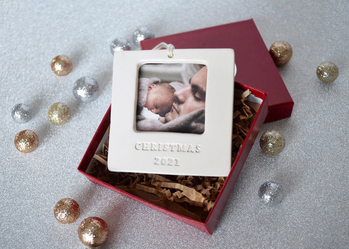 First Christmas Ornament 2021 - READY TO SHIP - Picture Frame