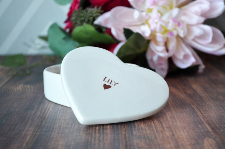 Bridesmaid Proposal - Will You Be My Bridesmaid - Bridesmaid Gift - Bridal Party Gift - Personalized Heart Keepsake Box