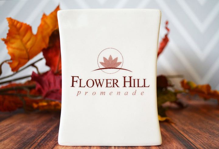 Custom Vase, Personalized Vase, Business Gifts, Corporate Gifts, Gift with Logo, Personalized Gift, Boss Gift - Square Vase