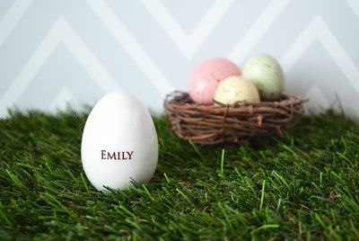 Easter Gift, Easter Egg Gift, Baby Easter Gift, Baby's First Easter Gift - Personalized Easter Egg - Ceramic
