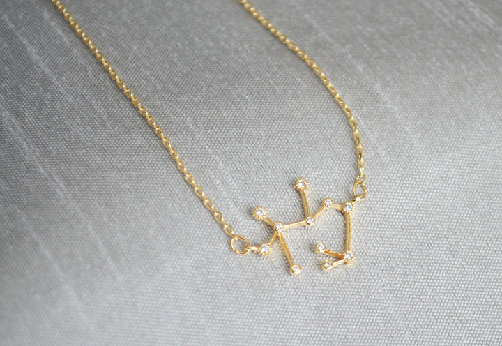 Gold Constellation Necklace, Zodiac Jewelry, Zodiac Necklace, Astrology Necklace, Horoscope Necklace