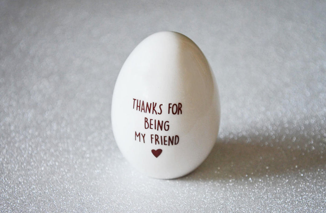 Friend Gift, Co-worker Gift, Unique Gift - You're a Good Egg - READY TO SHIP - Ceramic Egg