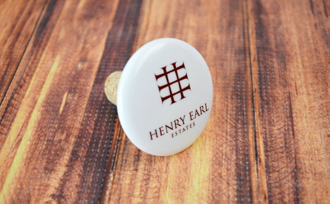 Wedding Gift or Engagement Gift - Personalized Wine Stopper with Names and Date, Monogram, or Logo