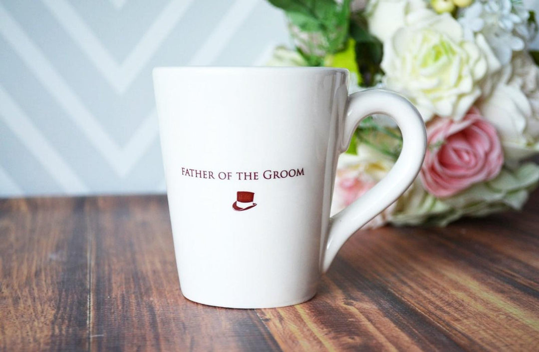 Mother of the Bride or Groom Gift, Father of the Bride or Groom Gift, Parent Wedding Gift - Individual or Set of Coffee Mugs