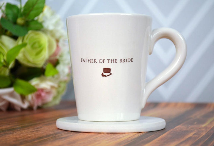 Mother of the Bride or Groom Gift, Father of the Bride or Groom Gift, Parent Wedding Gift - Individual or Set of Coffee Mugs