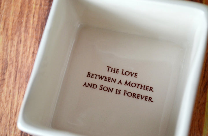 Mother of the Groom Gift - ADD CUSTOM TEXT - Deep Square Keepsake Box - Today a Groom, Tomorrow a Husband, Forever Your Son