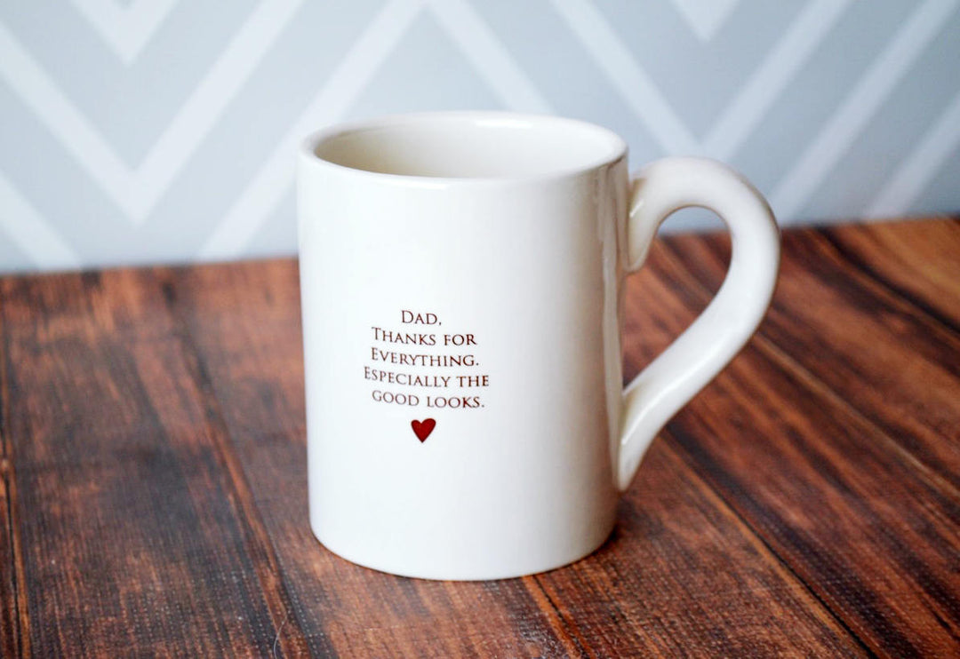 Dad, Thanks For Everything... Funny Father's Day Gift - READY TO SHIP - Large Coffee Mug