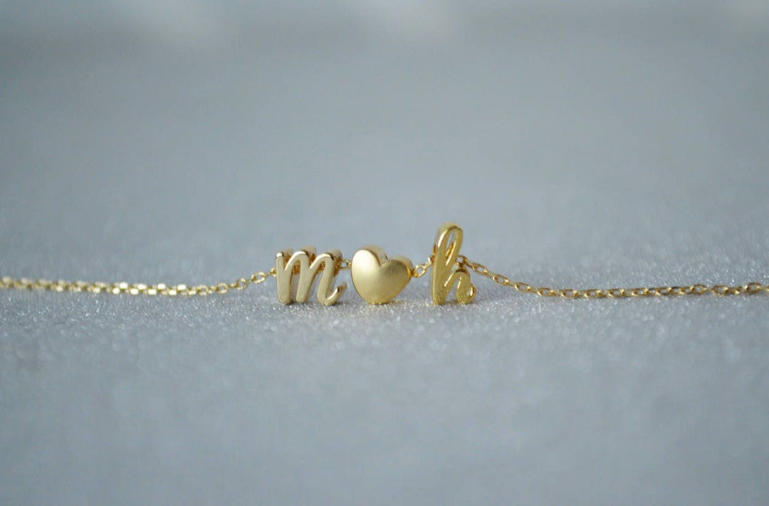 Mama Necklace, Personalized Initial Necklace, Personalized Gifts for Mom, Script Letter Necklace, Minimalist, Mother's Day Gift