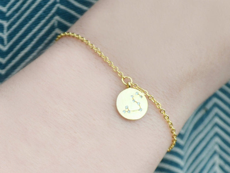Zodiac Bracelet, Constellation Bracelet, Zodiac jewelry, Astrology jewelry, Horoscope jewelry, Gift for Her - Gift Boxed