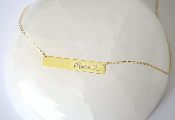 Mama Necklace, Mom Necklace, Personalized Necklace, Gift for Mom, Friend Gift, Layering Necklace, Mom Gift