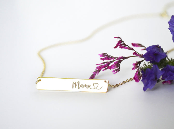 Mama Necklace, Mom Necklace, Personalized Necklace, Gift for Mom, Friend Gift, Layering Necklace, Mom Gift