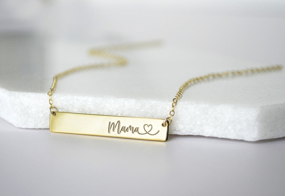 Mama Necklace, Mom Necklace, Personalized Necklace, Gift for Mom, Friend Gift, Layering Necklace, Mom Gift