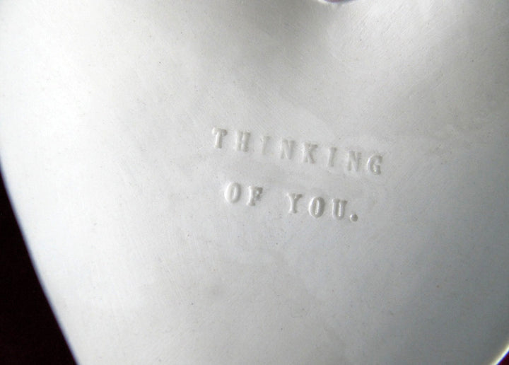 Sympathy Gift - Thinking of You Heart Shaped Bowl - READY TO SHIP