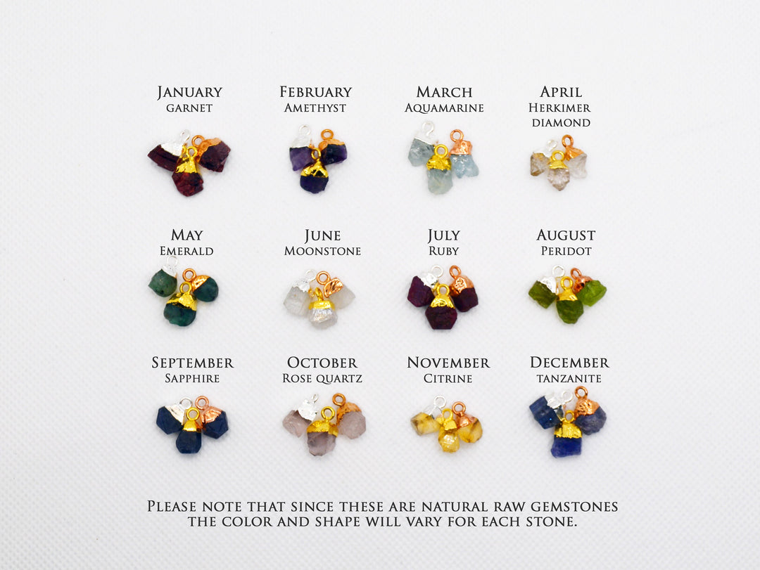 Raw Genuine Amethyst Threader Earrings, Amethyst Birthstone, February Birthday Gift