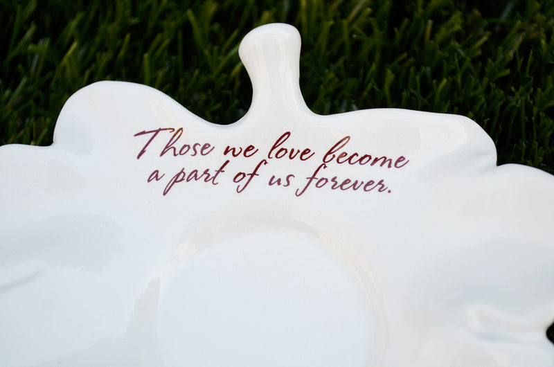 Sympathy Gift, Sympathy Candle, Bereavement Gift, Leaf Votive, Sympathy Votive - READY TO SHIP - Those We Love Become a Part of us Forever