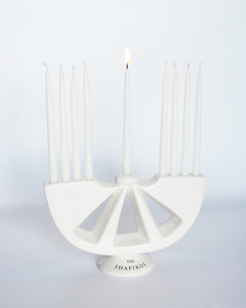 Personalized Menorah for Hanukkah, Menorah Chanukah with Candles