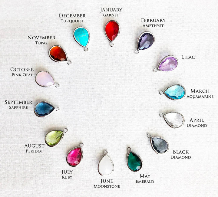 Pink Opal Necklace, October Birthstone Necklace Teardrop